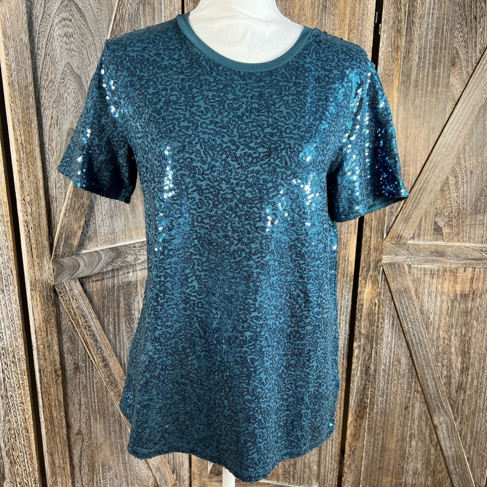 DKNY Sparkling Blue Short Sleeve Tee